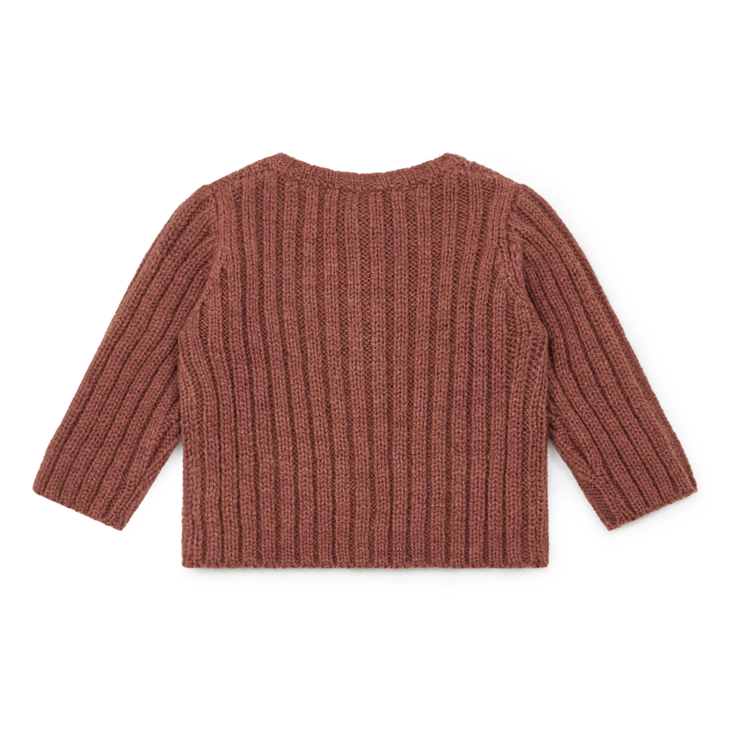 Merle Wool and Alpaca Cardigan Caramel Bonton Fashion Baby 3 Merle Wool and Alpaca Cardigan Caramel Bonton Fashion Baby - Image 3