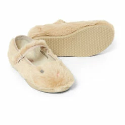 Mia Faux-Fur Slippers Camel Bonton Shoes Baby, Children -Bonton Best Sales mia faux fur slippers camel bonton shoes baby children 2