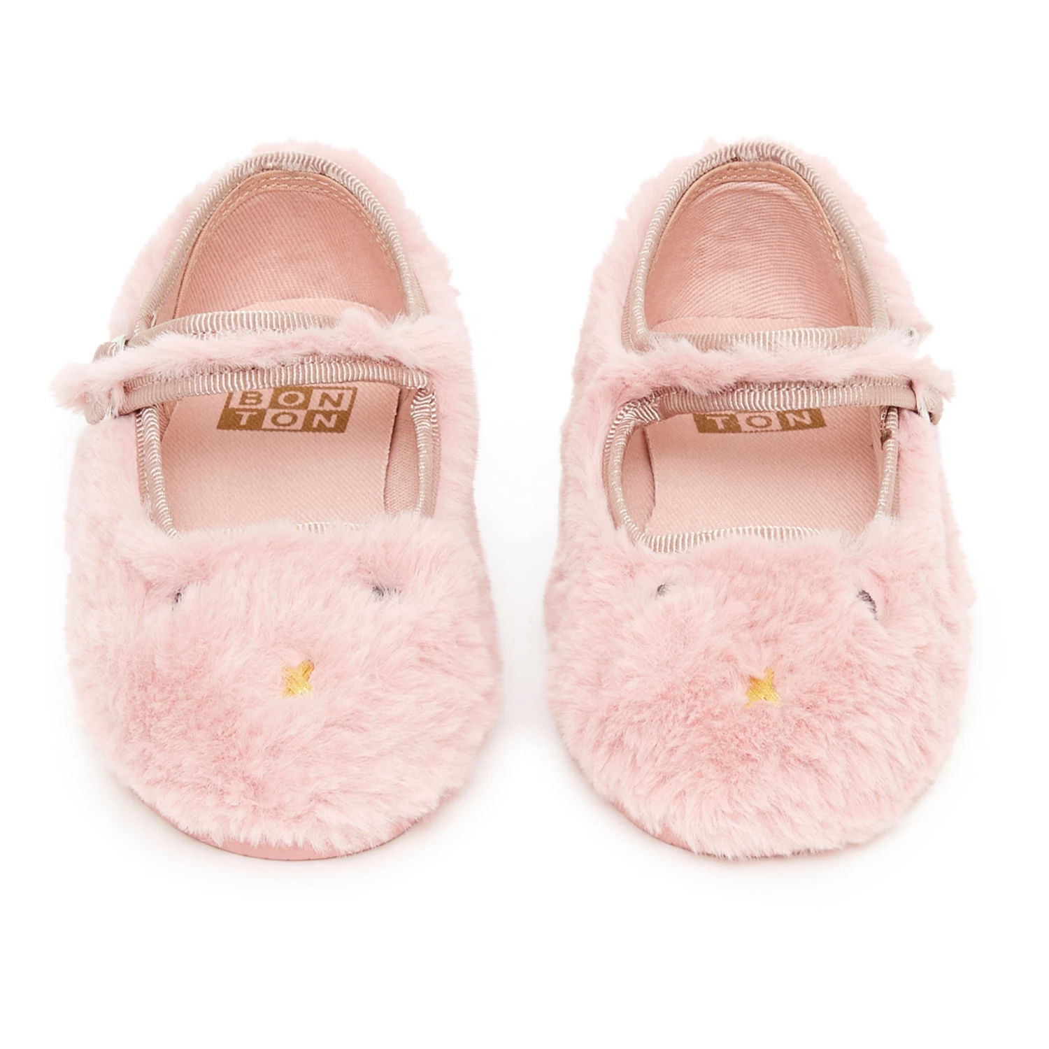 Mia Faux-Fur Slippers Pink Bonton Shoes Baby, Children 3 Mia Faux-Fur Slippers Pink Bonton Shoes Baby, Children - Image 3