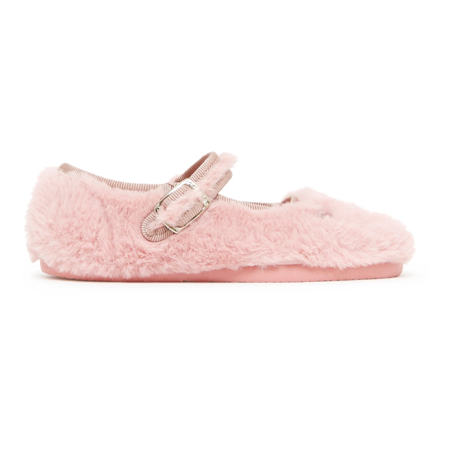 Mia Faux-Fur Slippers Pink Bonton Shoes Baby, Children 1 Mia Faux-Fur Slippers Pink Bonton Shoes Baby, Children