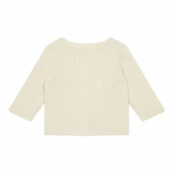 Minot Woollen Cardigan Ecru Bonton Fashion Baby 5 Minot Woollen Cardigan Ecru Bonton Fashion Baby -Bonton Best Sales minot woollen cardigan ecru bonton fashion baby 2