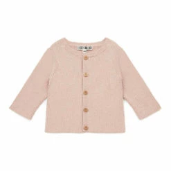Minot Woollen Cardigan Pink Bonton Fashion Baby