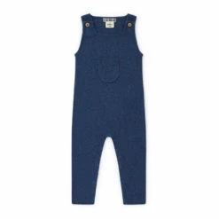Minota Knitted Overalls Blue Bonton Fashion Baby
