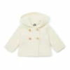 Miro Wool and Alpaca Coat Ecru Bonton Fashion Baby