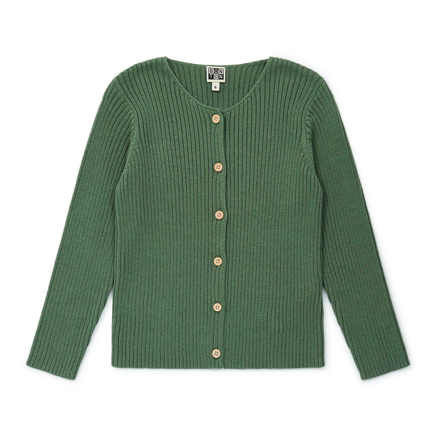 Mouton Organic Cotton Cardigan Green Bonton Fashion Children 1 Mouton Organic Cotton Cardigan Green Bonton Fashion Children