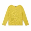 Mouton Organic Cotton Cardigan Yellow Bonton Fashion Children