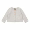 Mulot Merino Wool Cardigan Heather grey Bonton Fashion Baby
