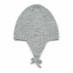 Mulot Wool and Alpaca Beanie Grey Bonton Fashion Baby