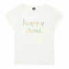 Organic Cotton Happy T-shirt Ecru Bonton Fashion Children