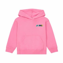Organic Cotton Hoodie Candy pink Bonton Fashion Children