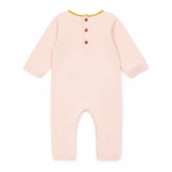Organic Cotton Jumpsuit Pink Bonton Fashion Baby -Bonton Best Sales organic cotton jumpsuit pink bonton fashion baby 2