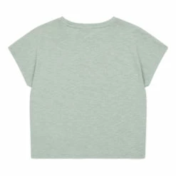 Organic Cotton Logo T-shirt Sage Bonton Fashion Children -Bonton Best Sales organic cotton logo t shirt sage bonton fashion children 2