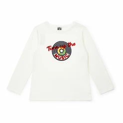 Organic Cotton Music T-shirt Ecru Bonton Fashion Children