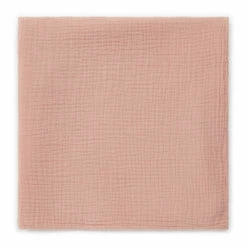 Organic Cotton Muslin Swaddling Cloth Pink Bonton Design Baby