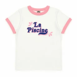 Organic Cotton Piscine T-shirt Ecru Bonton Fashion Children