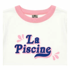 Organic Cotton Piscine T-shirt Ecru Bonton Fashion Children -Bonton Best Sales organic cotton piscine t shirt ecru bonton fashion children 3