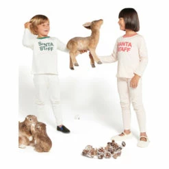 Organic Cotton Pyjamas - Christmas Collection - Ecru Bonton Fashion Children 9 Organic Cotton Pyjamas - Christmas Collection - Ecru Bonton Fashion Children -Bonton Best Sales organic cotton pyjamas christmas collection ecru bonton fashion children 3