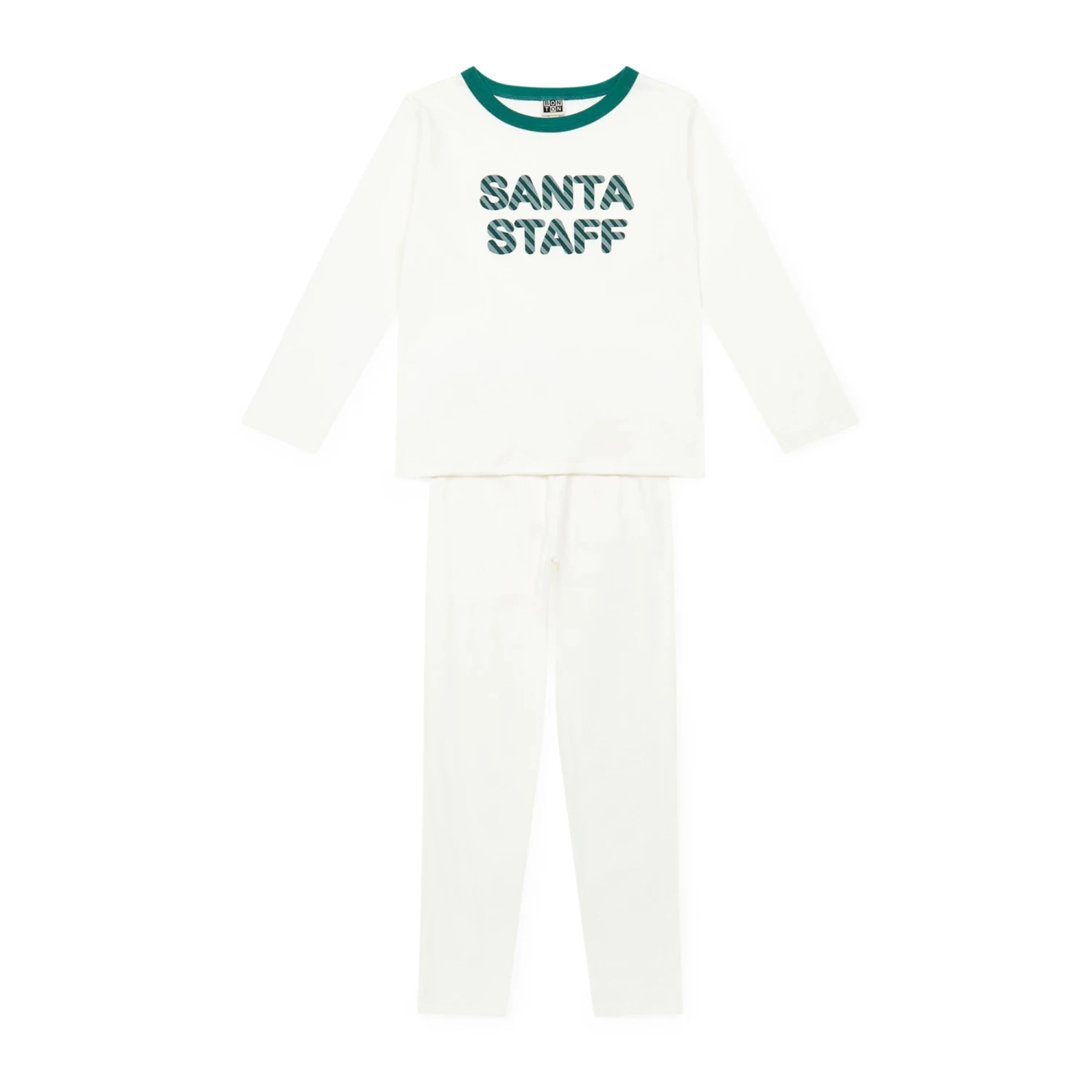 Organic Cotton Pyjamas - Christmas Collection - Ecru Bonton Fashion Children 1 Organic Cotton Pyjamas - Christmas Collection - Ecru Bonton Fashion Children