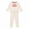 Organic Cotton Pyjamas - Christmas Collection - Pale pink Bonton Fashion Children