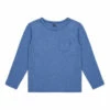 Organic Cotton Slub T-shirt Blue Bonton Fashion Children