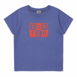 Organic Cotton Surfer T-shirt Blue Bonton Fashion Children