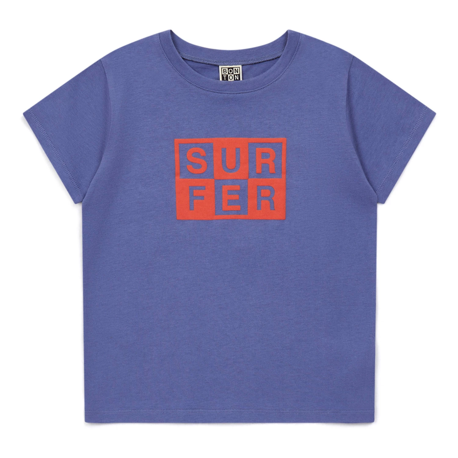 Organic Cotton Surfer T-shirt Blue Bonton Fashion Children 1 Organic Cotton Surfer T-shirt Blue Bonton Fashion Children