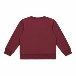 Organic Cotton Sweatshirt - Christmas Collection - Raspberry red Bonton Fashion Children -Bonton Best Sales organic cotton sweatshirt christmas collection raspberry red bonton fashion children 4