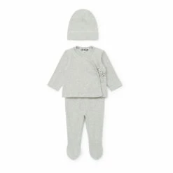 Organic Cotton Tendresse Set Grey Bonton Fashion Baby