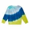 Organic Cotton Tie-Dye Sweatshirt Blue Bonton Fashion Children