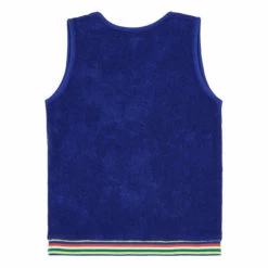 Organic Terry Cloth Tank Top Blue Bonton Fashion Children 5 Organic Terry Cloth Tank Top Blue Bonton Fashion Children -Bonton Best Sales organic terry cloth tank top blue bonton fashion children 2