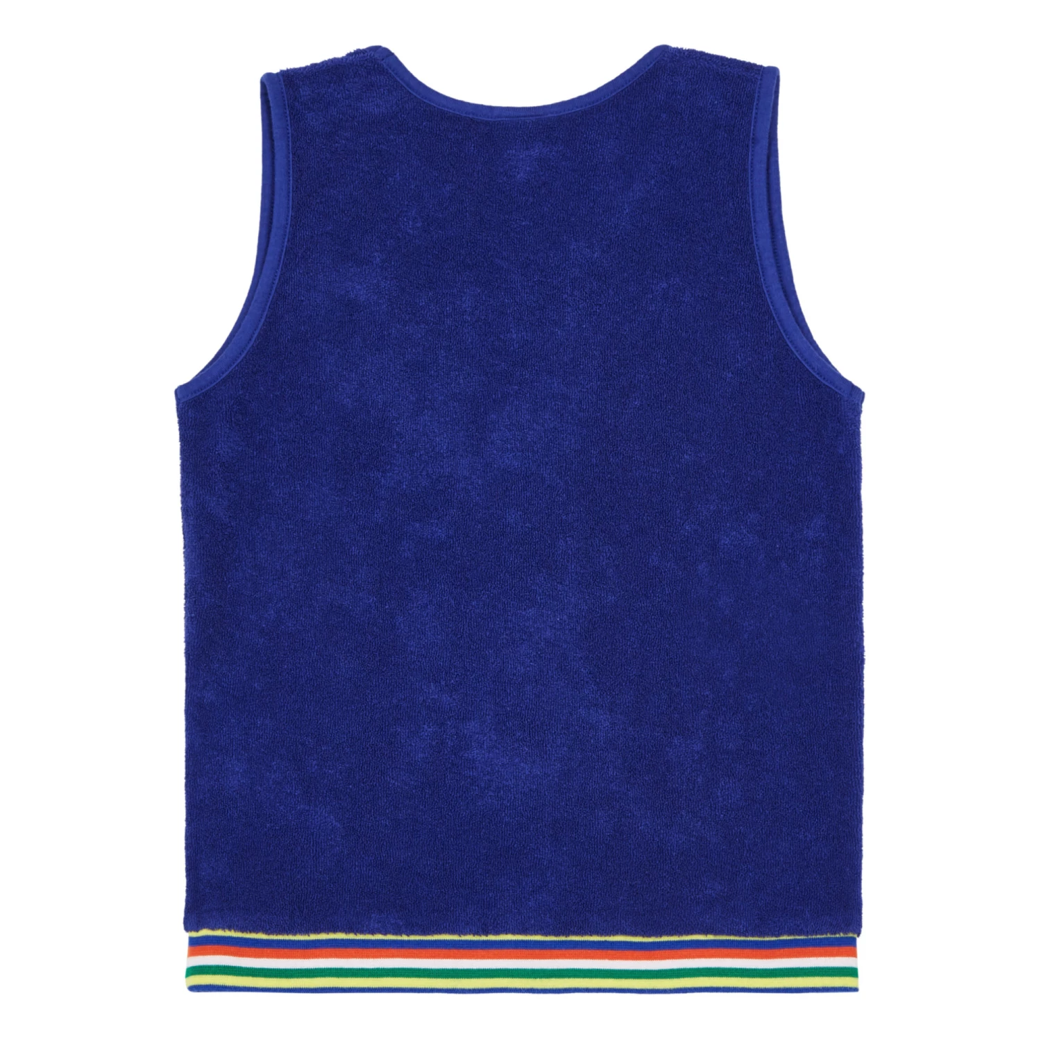 Organic Terry Cloth Tank Top Blue Bonton Fashion Children 3 Organic Terry Cloth Tank Top Blue Bonton Fashion Children - Image 3