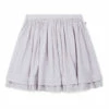Papillon Organic Cotton Muslin Skirt Mauve Bonton Fashion Children