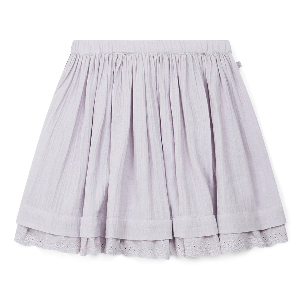 Papillon Organic Cotton Muslin Skirt Mauve Bonton Fashion Children 1 Papillon Organic Cotton Muslin Skirt Mauve Bonton Fashion Children