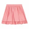 Papillon Organic Cotton Muslin Skirt Pink Bonton Fashion Children