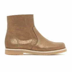Pauline Leather Boots Camel Bonton Shoes Children