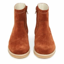 Pauline Leather Boots Caramel Bonton Shoes Children -Bonton Best Sales pauline leather boots caramel bonton shoes children 2