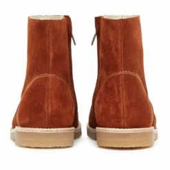 Pauline Leather Boots Caramel Bonton Shoes Children -Bonton Best Sales pauline leather boots caramel bonton shoes children 3