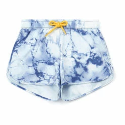 Polochon Tie-Dye Swim Trunks Blue Bonton Fashion Children