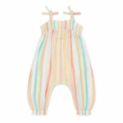 Rage Striped Jumpsuit Ecru Bonton Fashion Baby -Bonton Best Sales rage striped jumpsuit ecru bonton fashion baby 2