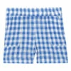 Ramb Gingham Cotton Muslin Shorts Blue Bonton Fashion Baby
