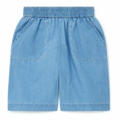 Rambo Lightweight Denim Shorts Denim blue Bonton Fashion Children
