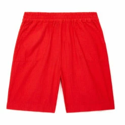 Rambo Seersucker Shorts Red Bonton Fashion Children