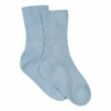 Ribbed Socks Blue Bonton Fashion Baby