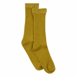 Ribbed Socks Ochre Bonton Fashion Children