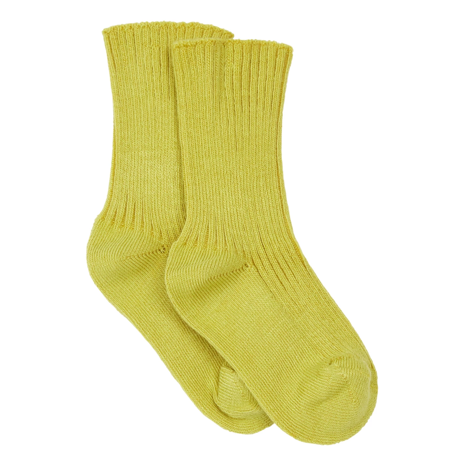 Ribbed Socks Yellow Bonton Fashion Teen, Baby, Children 1 Ribbed Socks Yellow Bonton Fashion Teen, Baby, Children