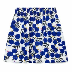 Ruche Organic Cotton Skirt Ecru Bonton Fashion Children
