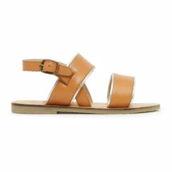 Sandoro Leather Sandals Camel Bonton Shoes Teen, Children