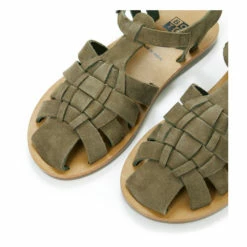 Sanmaikaon Suede Sandals Khaki Bonton Shoes Baby, Children 7 Sanmaikaon Suede Sandals Khaki Bonton Shoes Baby, Children -Bonton Best Sales sanmaikaon suede sandals khaki bonton shoes baby children 3