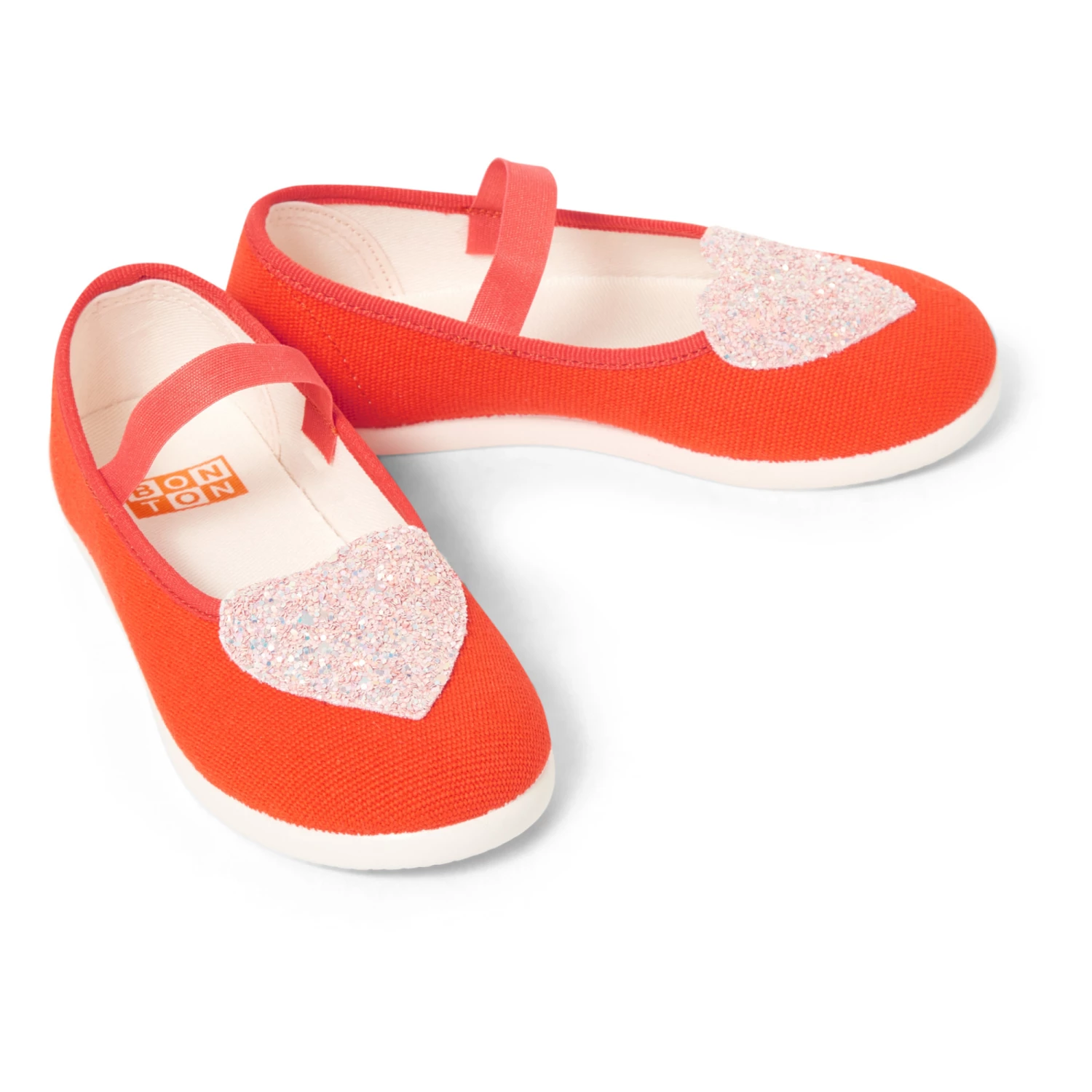 Sarra Slippers Red Bonton Shoes Baby, Children 2 Sarra Slippers Red Bonton Shoes Baby, Children - Image 2