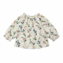 Simba Organic Cotton Muslin Blouse Ecru Bonton Fashion Baby